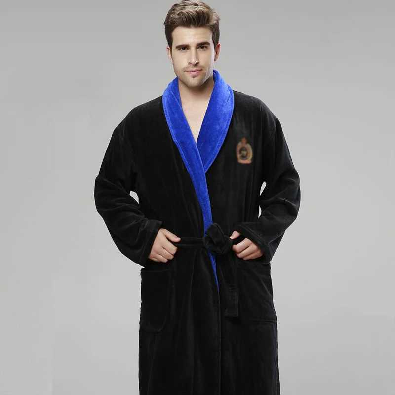Bathrobe 100% Cotton Cut Velvet Towel Material Thickening Increase Hotel Yukata MenS Winter Pyjamas Beauty Salon NightgownXJ241018