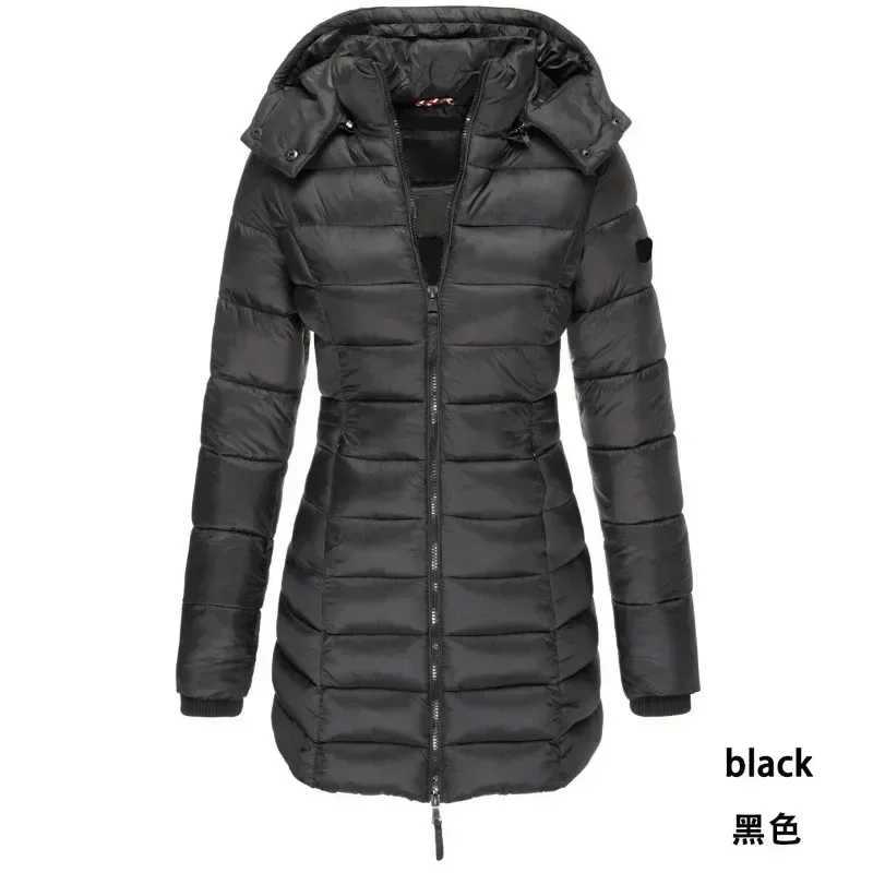 Womens Long Thickened Warm Jacket Coat Down JacketX241019