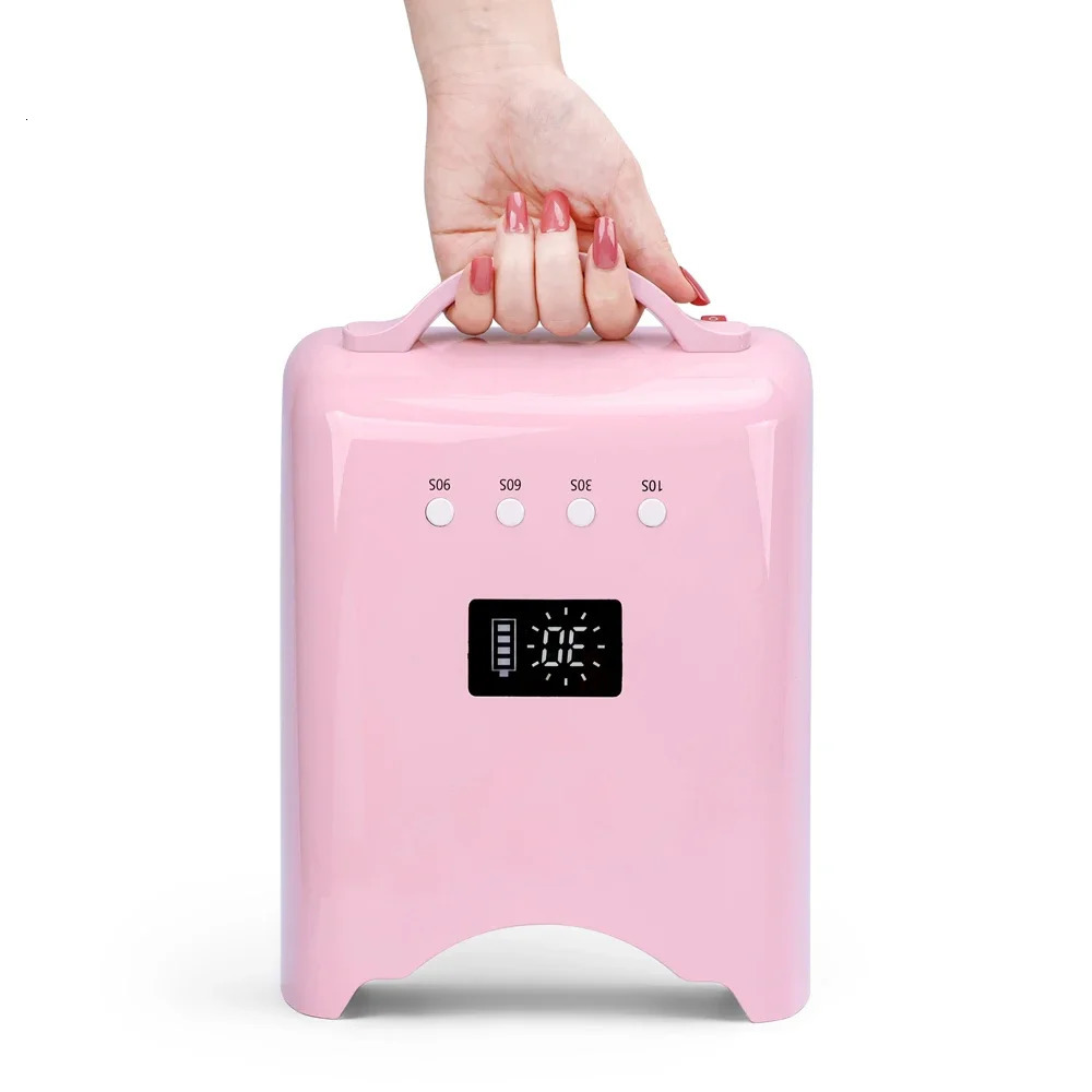 78w high-power high-quality rechargeable UV LED gel nail lamp cordless nail supplies professional nail gel polishing dryer 241018