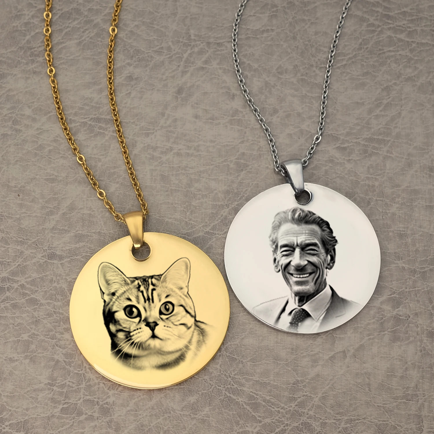 Customize po necklaces womens personalized jewelry customize any picture pendant Valentines gift commemorative necklace Mothers Day gift 241018