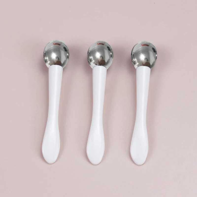 1pc Eye Roller Massage Stick Cream Applicator Cosmetic Spatula Anti Wrinkle Spoon Gold Alloy Face Thin Skin Care Tool 241008