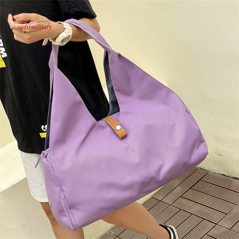 Large Capacity Travel 2024 New Fashion Foldable Dry Wet Separation Luggage Storage Handheld Fitness Bag #26 swissmilitary