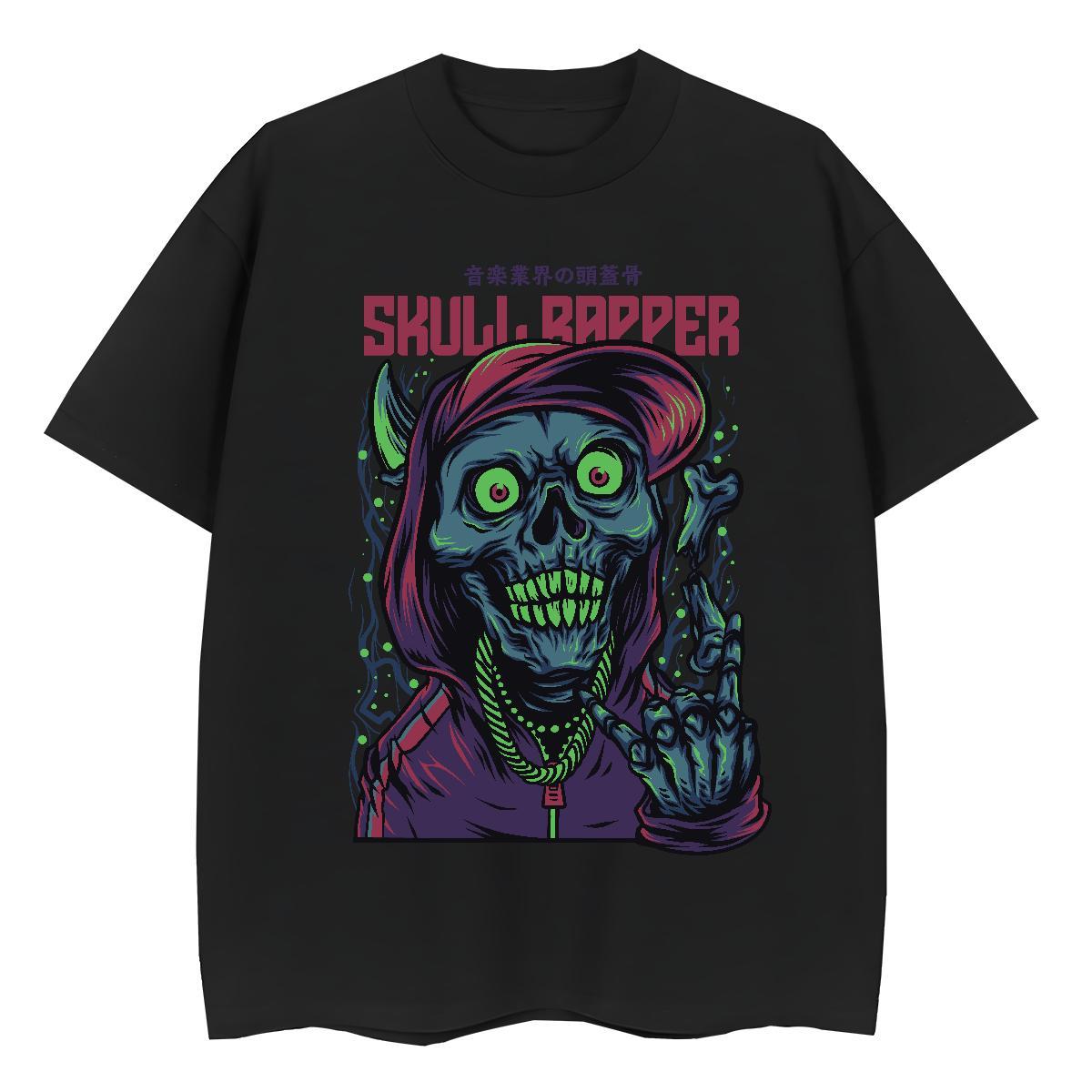 Custom T Shirt For Woman 230g 100% Cotton Breathable Casual Sport skull Tshirt for Man Woman Lady Customized Print Clothes