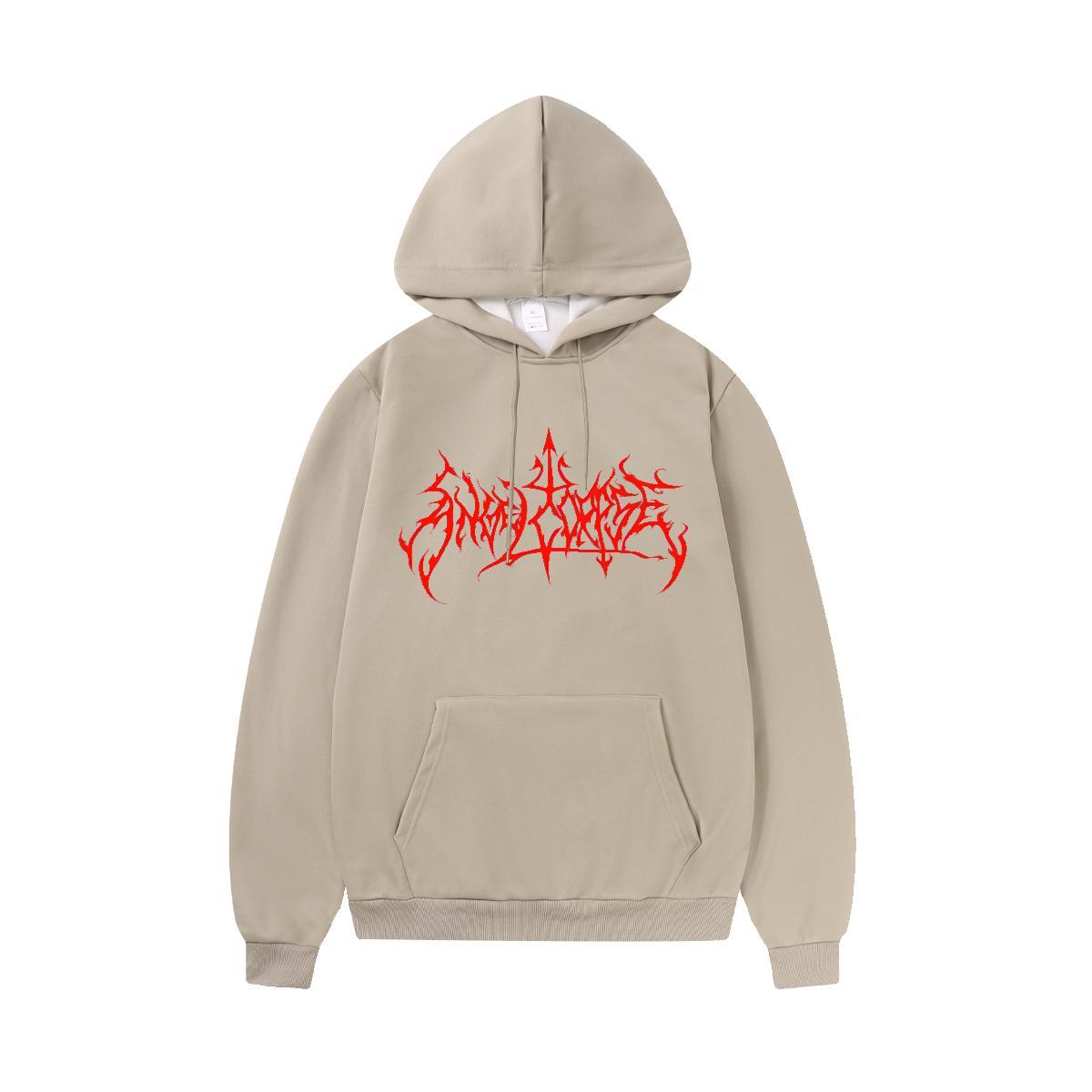 Fashion Casual Unisex Sweatshirts Hooded Collar Long Sleeves Loose Fit Men Hoodie DIY Anime Clothes Hip Hop Street 350g Cotton