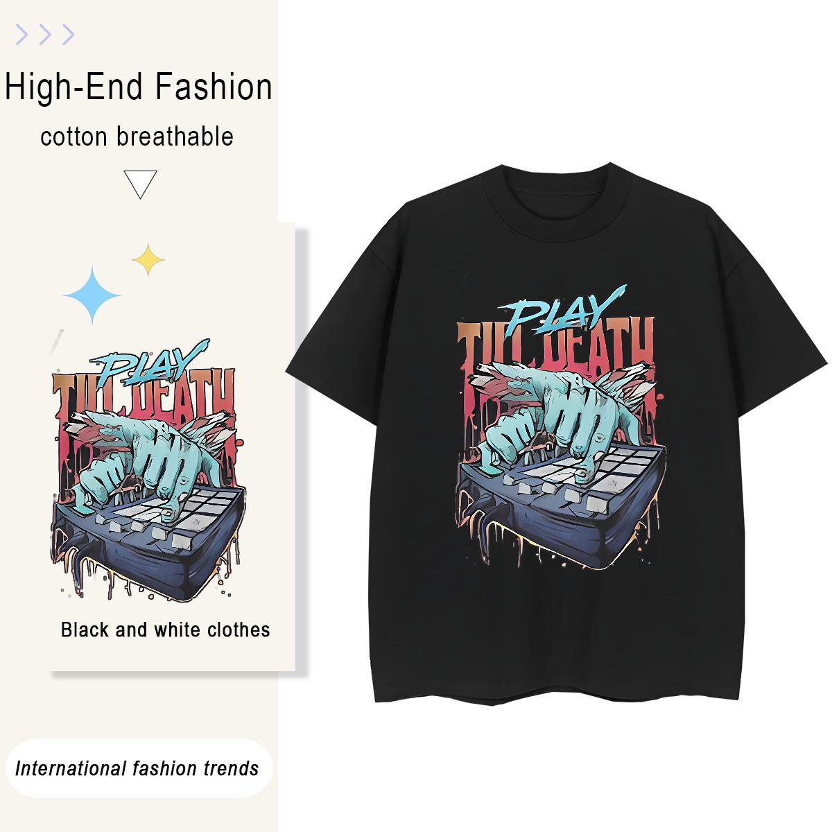 Casual New Woman T Shirts 100% Cotton 230g Short sleeve Soft Home Outdoor hands Womens Tshirts Nice Custom Printing Clothes Shirt