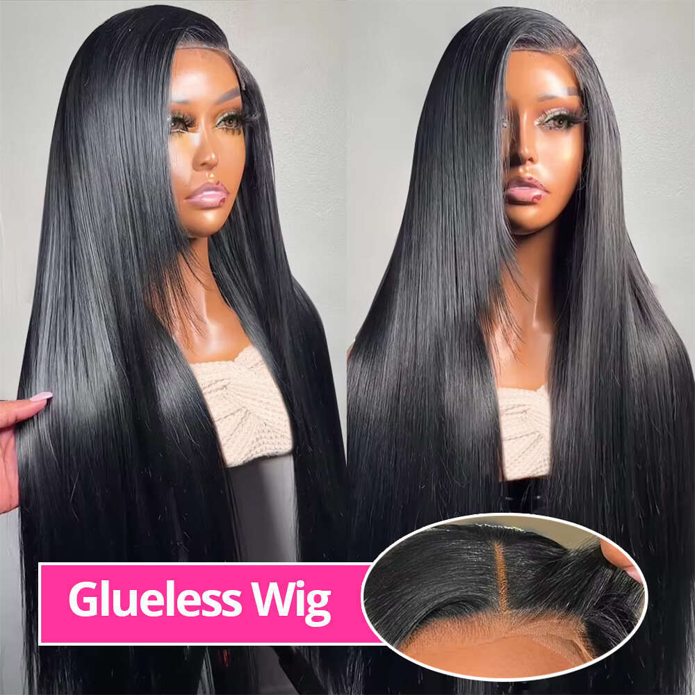 Brazilian Pre Cut Inches Bone Straight x HD Lace Frontal Wig Glueless Closure Ready To Wear Human Hair on Sale