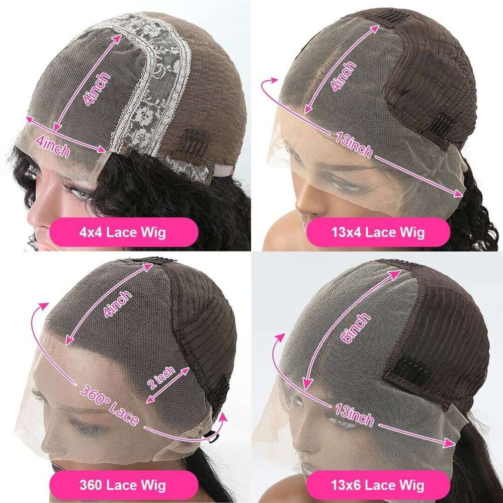 Water Hd x Wave Ready to Wear Human Hair Wigs Loose Deep Lace Front Wig Curly Glueless For Women