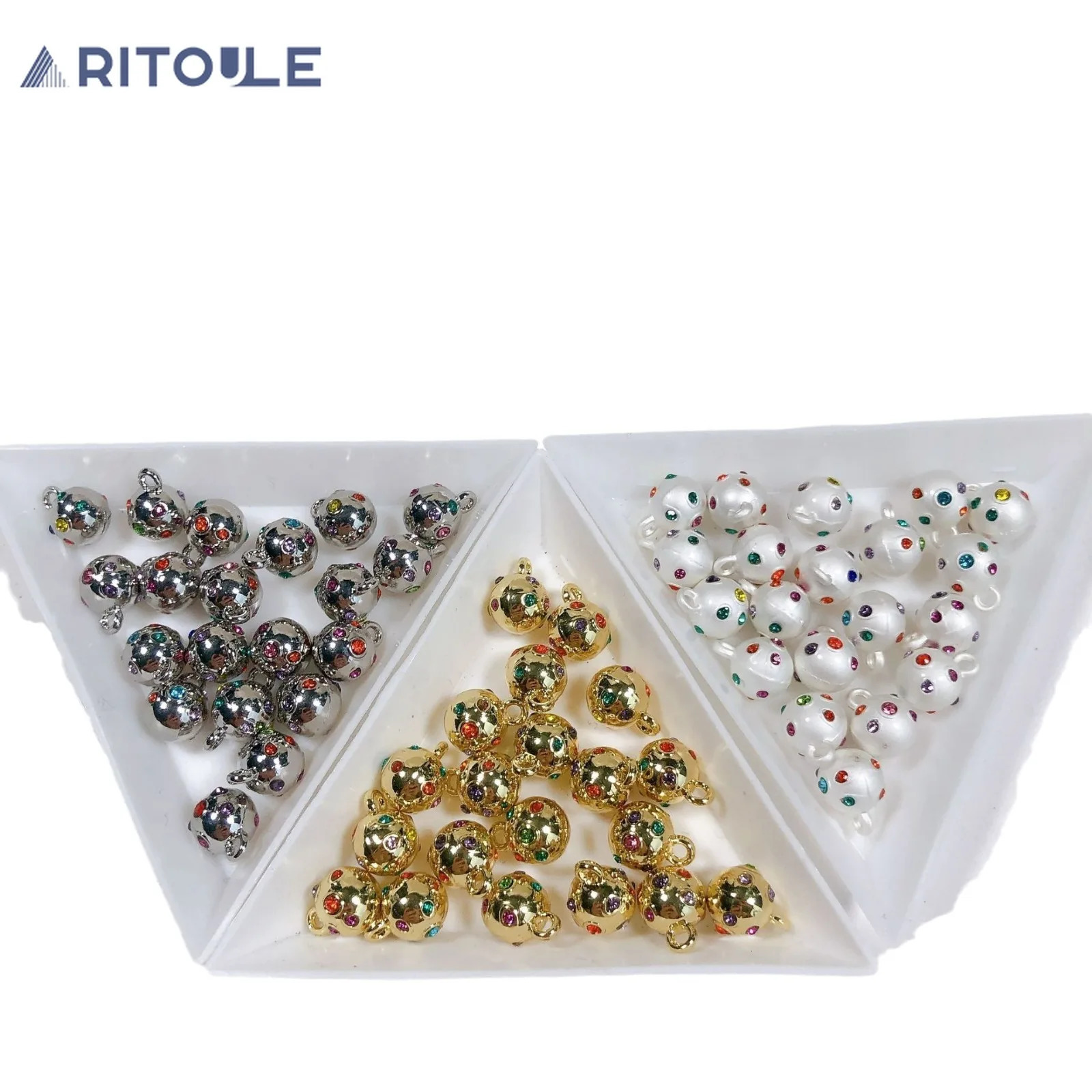 Pendant necklace bracelet with colored diamonds DIY handmade jewelry accessories 241018