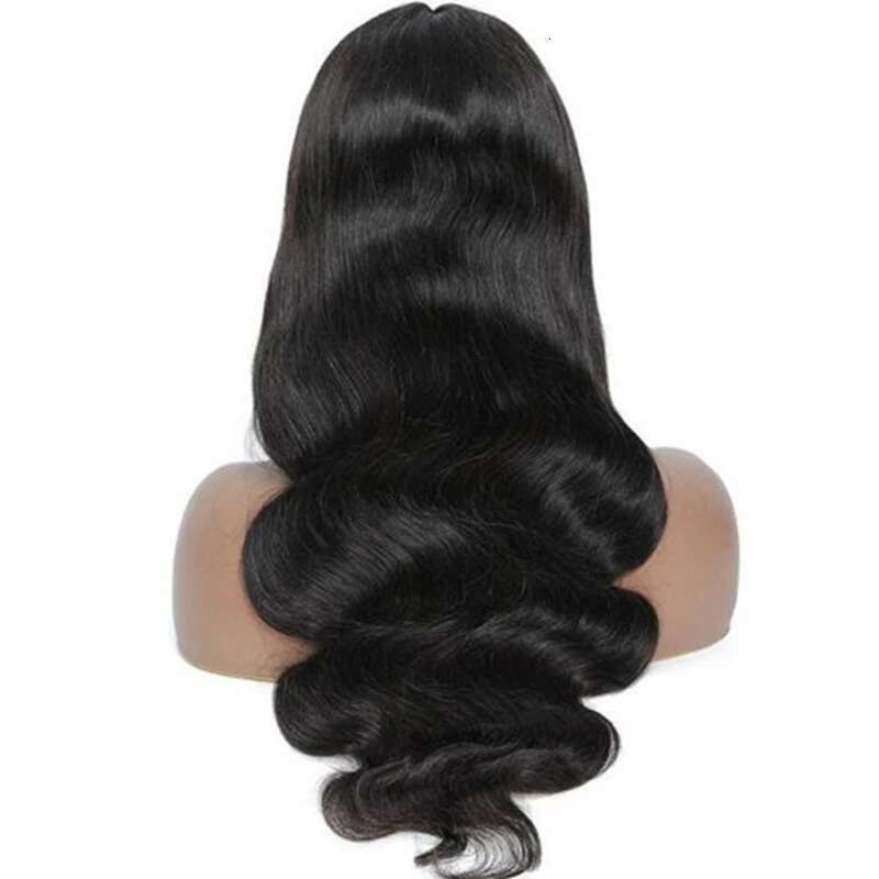 32 34Inch Body Wave 360 Human Hair 13x6 Front Wig 13x4 HD Transparent Lace Frontal Wigs For Black Women Bg