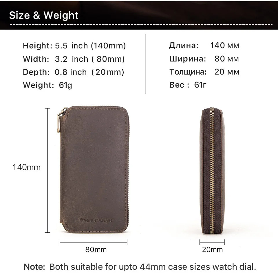Watch Gift Box Roll Travel Box Fashion Portable Leather Display Screen Watch Storage Convenient Watch Storage Box 241018