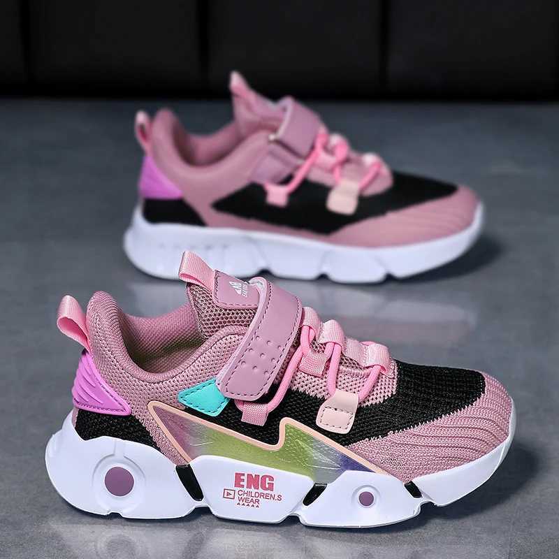 Athletic Outdoor Boys Girls Sneakers Kids Tennis Shoes for Walking/Running Lightweight Breathable Gym Shoes Outdoor H241019