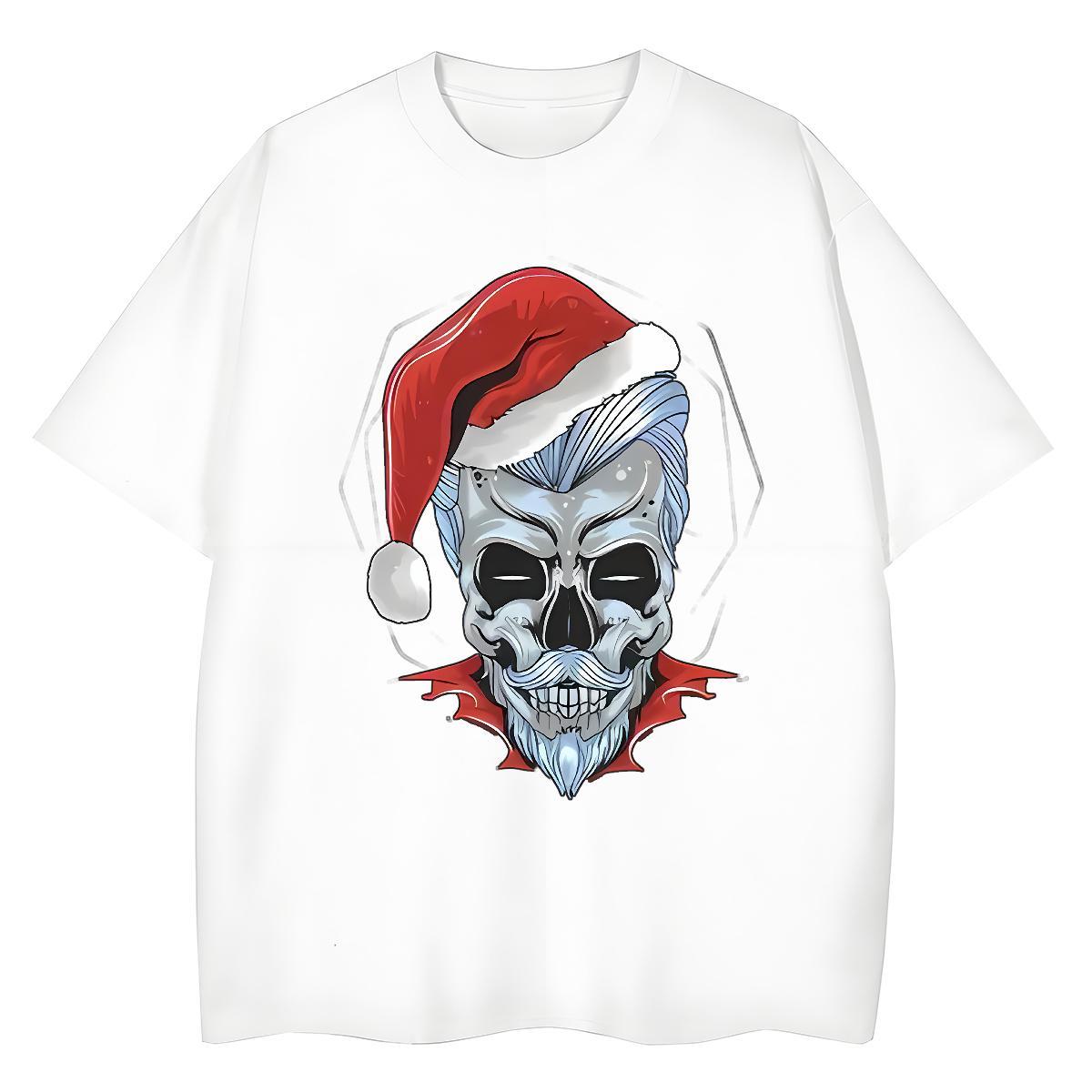 Fashion New T Shirt For Woman 100% Cotton 230g Breathable Summer Casual Christmas Woman Tshirt Popular DIY Anime Printed Tee Shirt