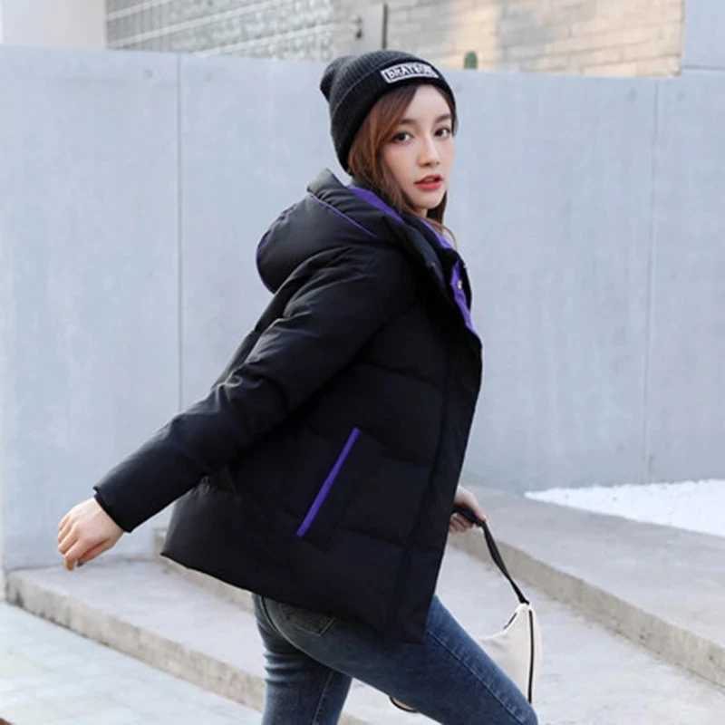 New winter womens high-quality white duck down cotton coat - 20 degrees below zero double breasted warm parka coat double-sidedX241019
