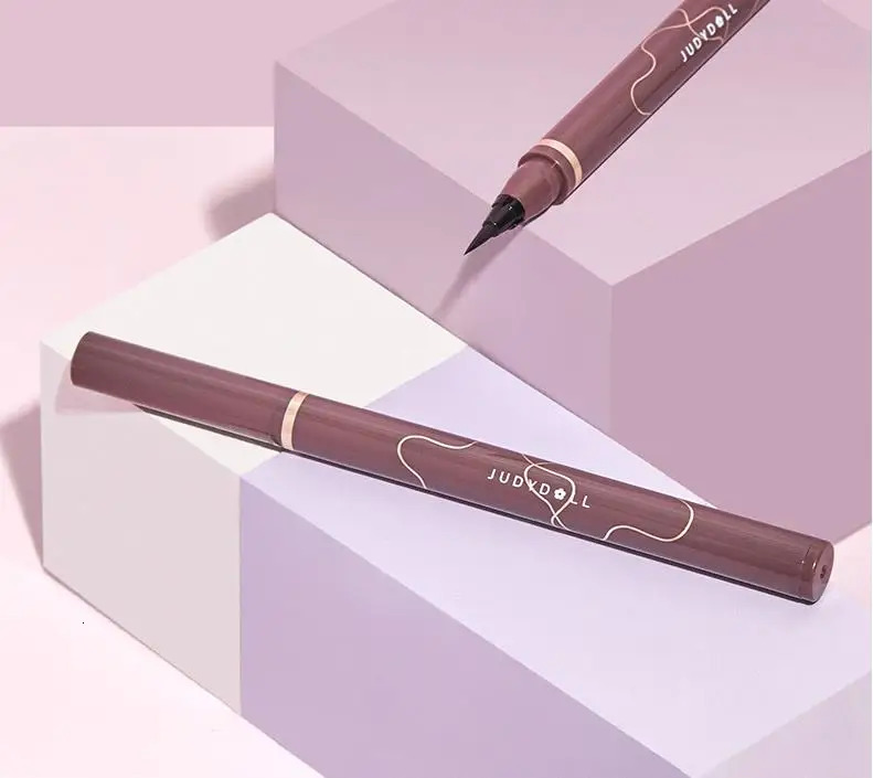 Judydoll a black liquid eyeliner pen waterproof for 24 hours long time smooth eye makeup superfine eyeliner pen 241018