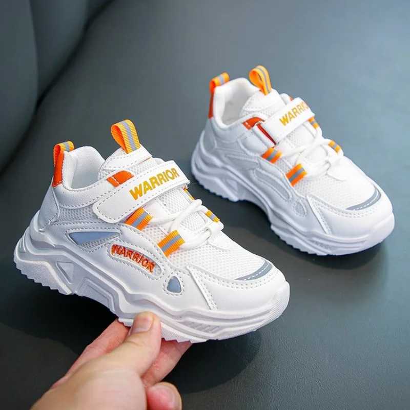 Athletic Outdoor 2024 Boys and Girls Sports Shoes Summer Big Kids Breathable Childrens Shoes Girls Dad Shoes Boys Size26-37 H241019