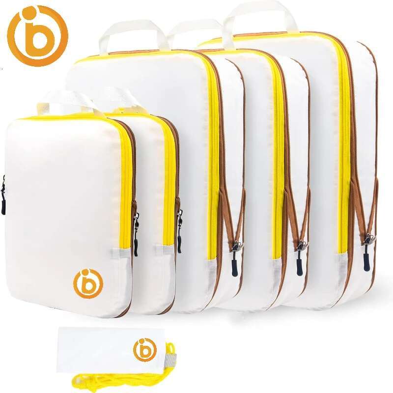 Ultralight Compression Packing Cubes For Suitcases,Travel Accessories Portable Lage Storage Bag Waterproof Travel Organizer