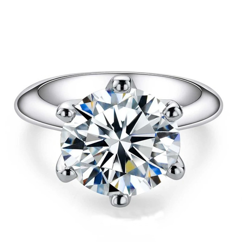 GRA Certified 1-5CT Ring VVS1 Laboratory Diamond Card Ring Female Engagement Promise Wedding Band Jewelry 241007