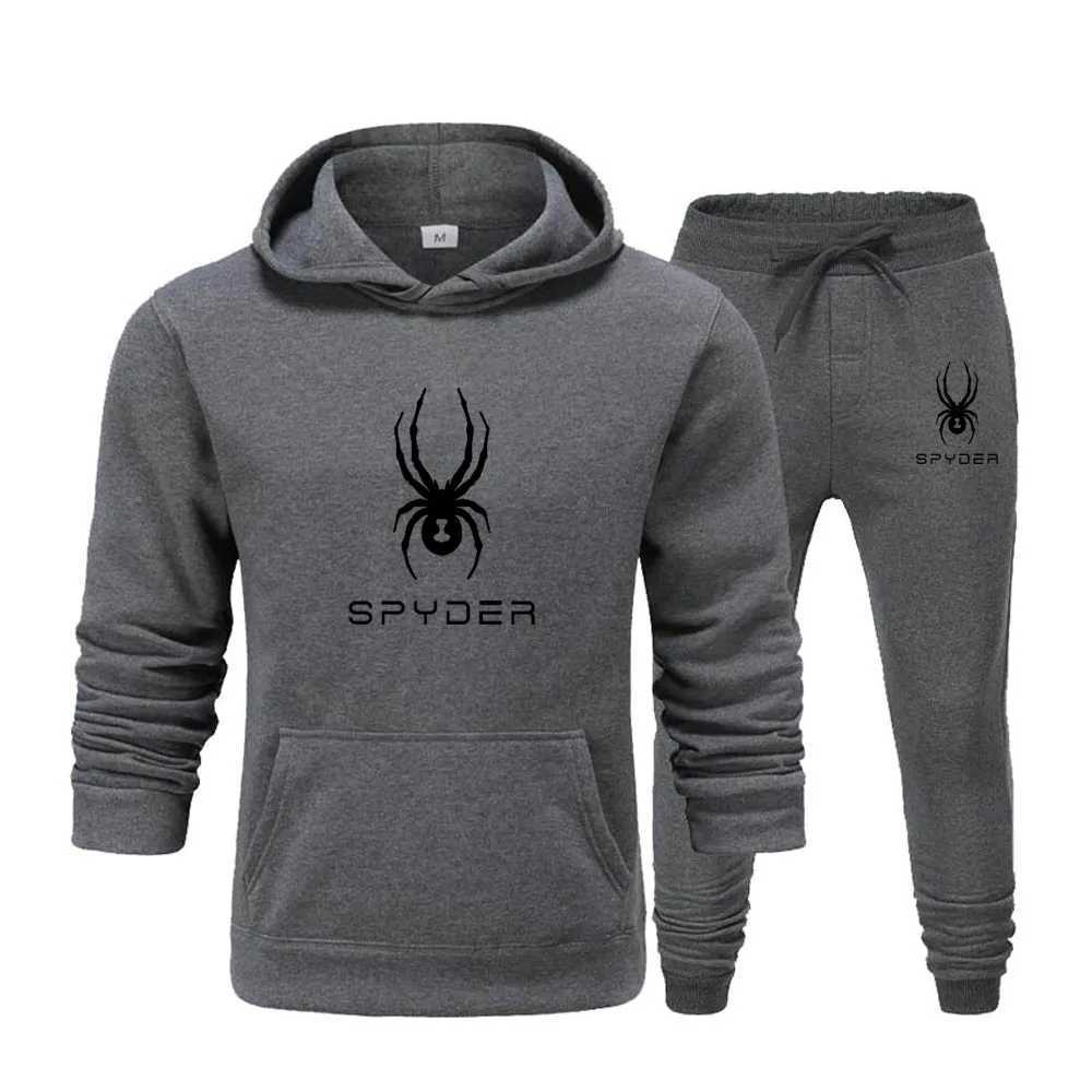 Men's Tracksuits Mens Sports Suits Fashion Tracksuit Women Hoodies + Pants Two Pieces Sets Running Casual Sweatshirts Sweatpants Clothing H241018