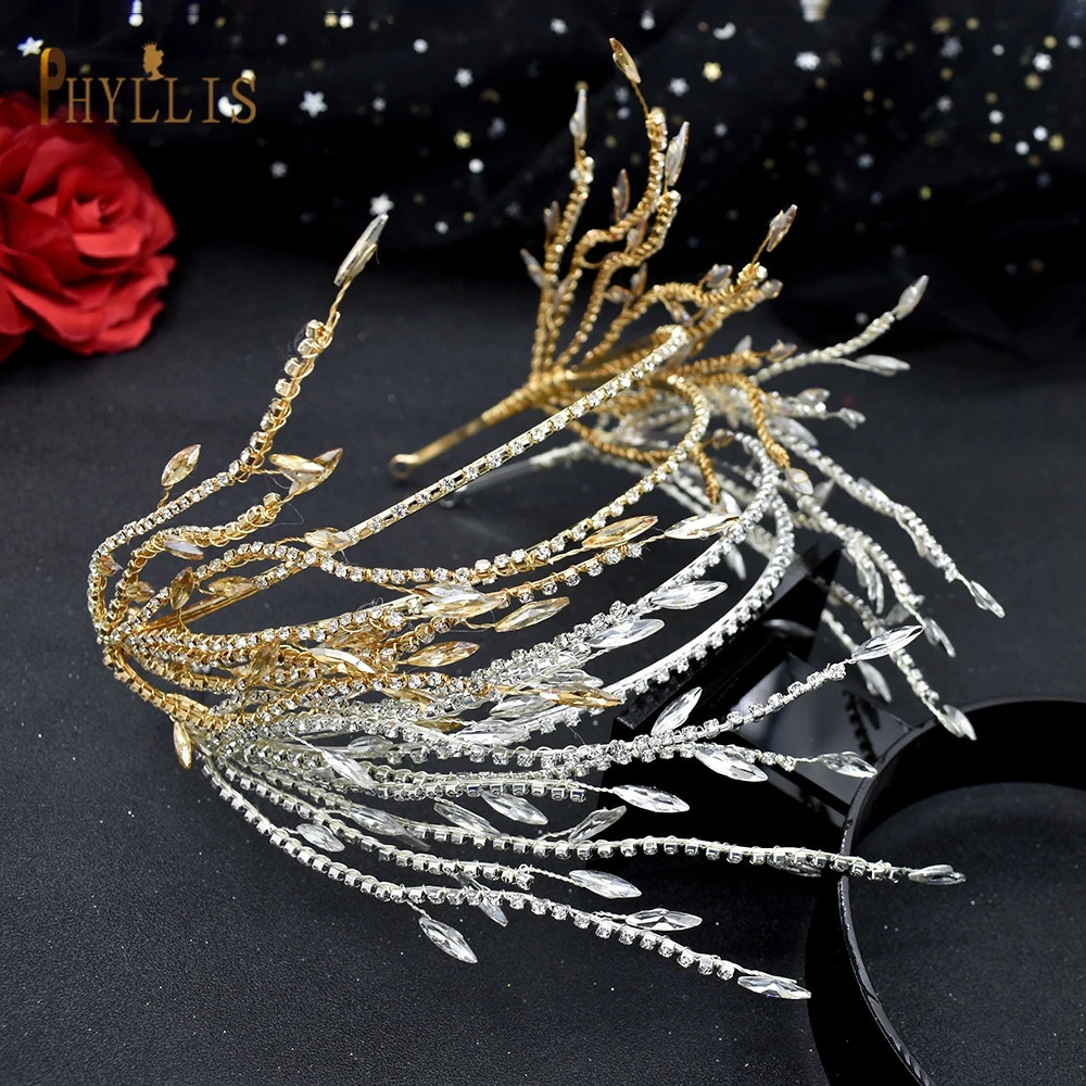 A115 Leaves Wedding Headband Crystal Bridal Headband Pearl Headband Design Headband Female Headwear 241018