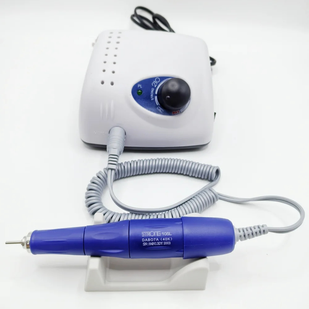Professional nail machine 65W STRONG 210 micro host version 40000 RPM powerful 105L electric nail drill polishing machine 241007