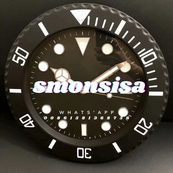 Large Clocks Modern Design Quartz Wall Watch Stainless Steel With Date Luminous Silent Sweeping Hands