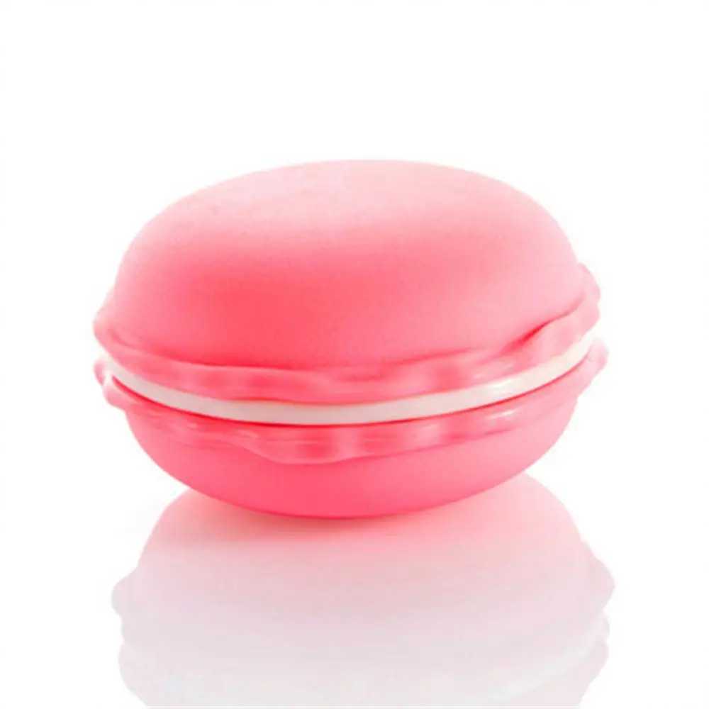 1/2/4 Mini Macarons Color Jewelry Box Portable Cute Silicone Ring Necklace Storage Box Girl Gift Jewelry Organizer W241019