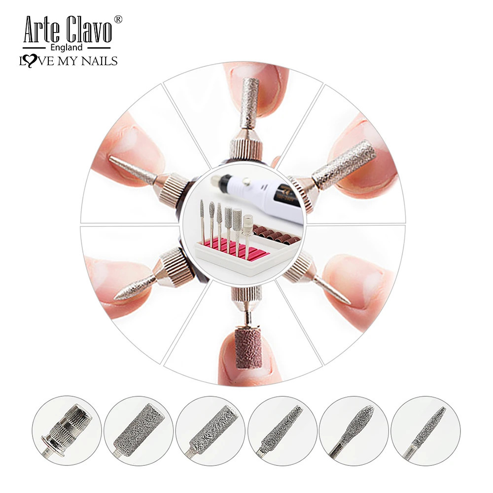 Arte Clavo Professional Electric Nail Drilling Machine Manual Safety Nail Art Pen Foot Polishing Nail Archive Nail Art Tool 1 piece 241007
