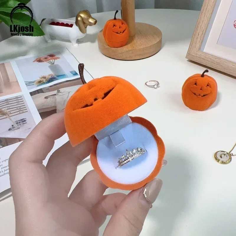 New Halloween Pumpkin Jewelry Box Surprise Gift Box Cartoon Ring Box Pendant Earrings Jewelry Gift Box W241019