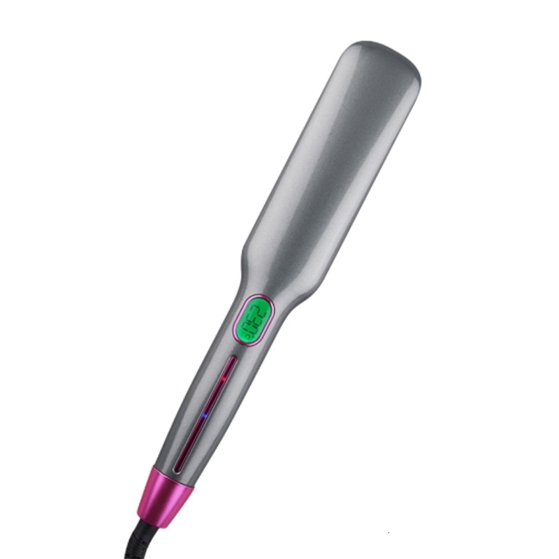 Maximum 450F Pro Flat Steel LCD Digital Display Negative Ceramic Plate Straightener Professional Straightening Tool 241018