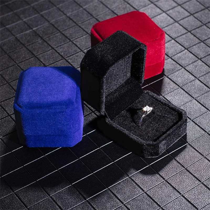 Velvet Ring Earring Box Wedding Engagement Birthday and Anniversary Jewelry Display Packaging Materials W241019