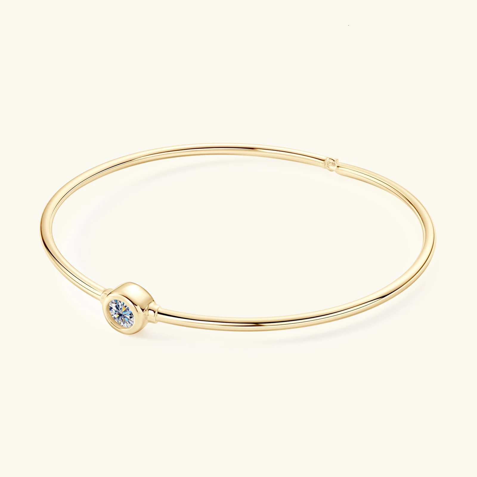 0.5CT Bracelet 18K Gold Plated 925 Pure Silver Classic Bracelet Frame Set Womens Gift Diamond Bracelet 241007