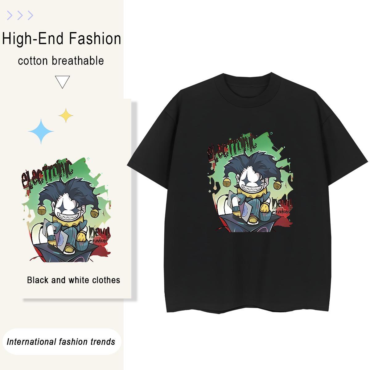 Fashion Casual T-Shirts 100% Cotton 230g Breathable Crew Neck Spring Summer Joker Couples T Shirts High quality Custom Printed Top Shirts