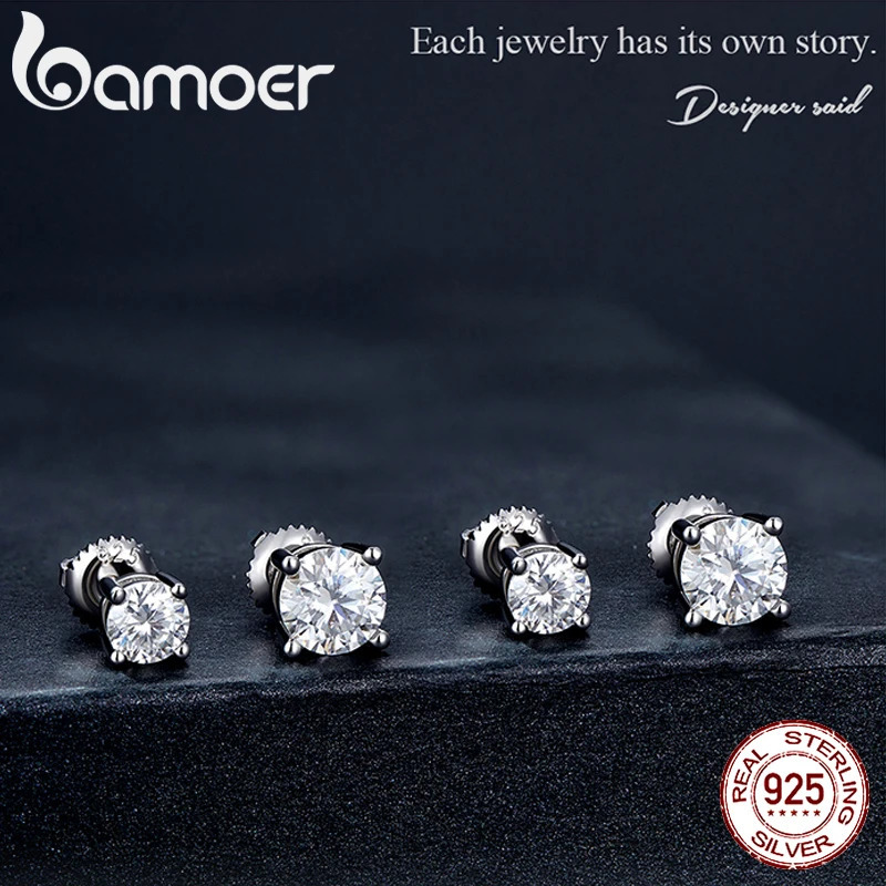 Womens Solid 925 Sterling Silver Heart shaped Prong 2CTW D VVS1 Laboratory Diamond Sparkling Wedding Jewelry 241018