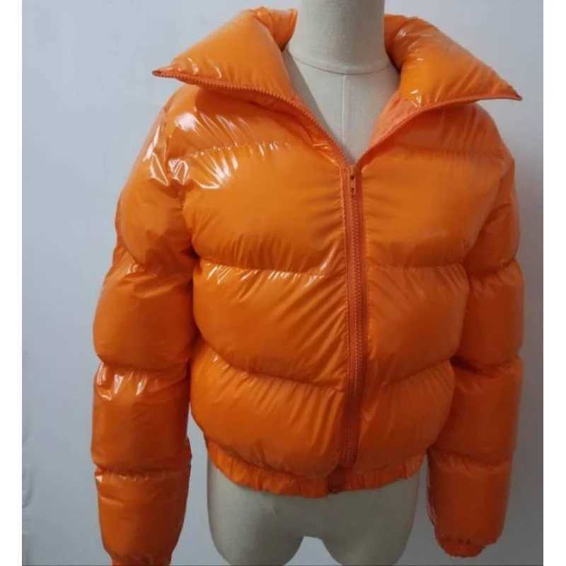 Women's Down Parkas Winter womens inflatable jacket warm bubble windbreaker Parka jacket zipper jacket cute cut Parka Abrigos Mujer Y241019XVZG