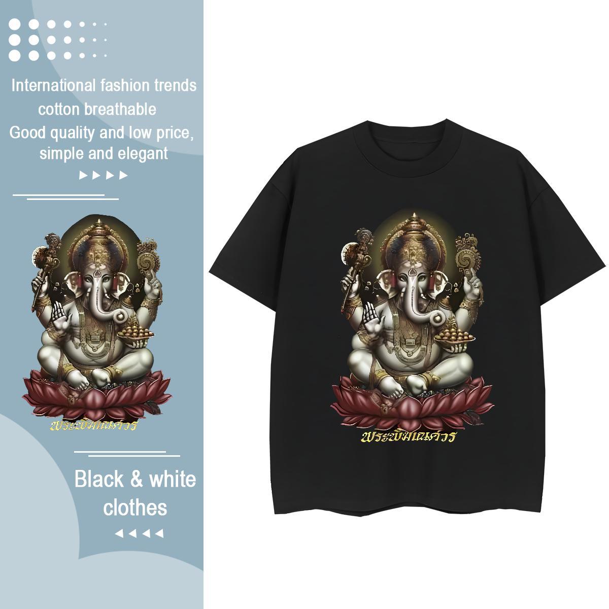 New Woman T Shirts 230g Cotton Crew Neck Breathable Home Outdoor religion Womens Tshirts Female Custom Printed Tee Shirt