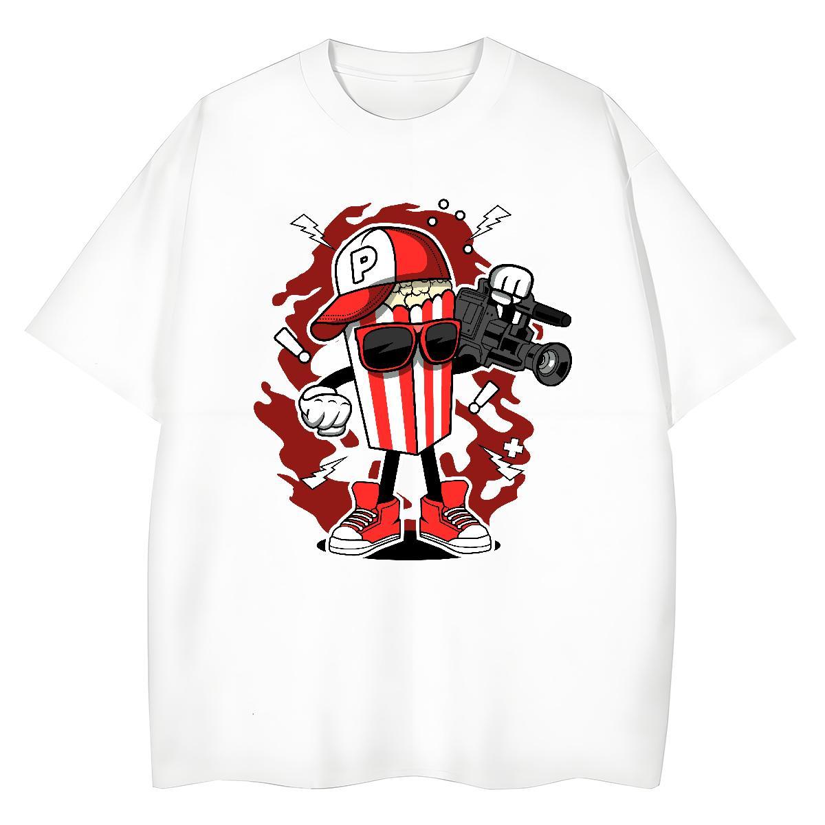 Designer Women T Shirts 230g Cotton Crew Neck Casual camera Unisex Tshirts Designer Nice Custom Printing Tee Shirt