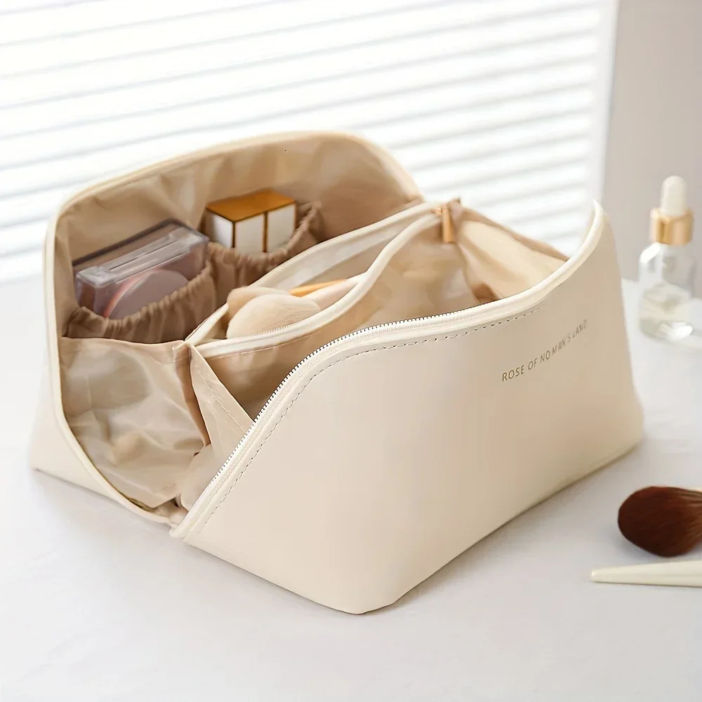Makeup Organizer Female Toiletry Kit Bag Make Up Case Storage Pouch Lady Box Cosmetic For Travel Zip 241019 zhanyishengli