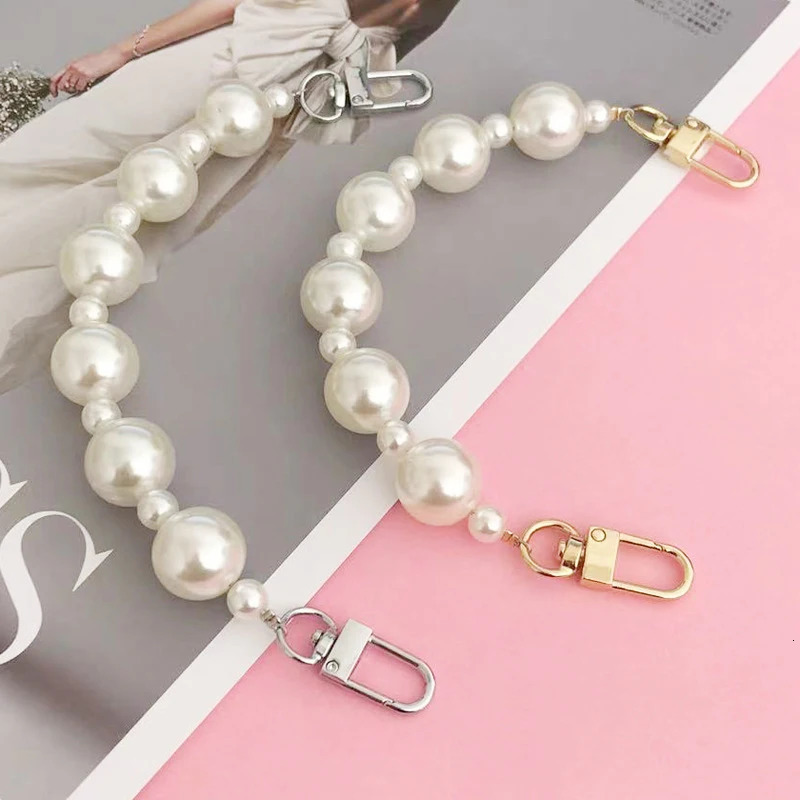 Fashion Pearl Bag Decoration Luggage Accessories Chain Women Handbag Shoulder Strap Decorative 241017