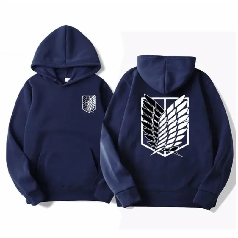 Attack on Titan Mens Hoodie Anime Hoodies Men Women Streetwear Pullover Harajuku Shingeki no Kyojin Sweatshirt Clothes 241010