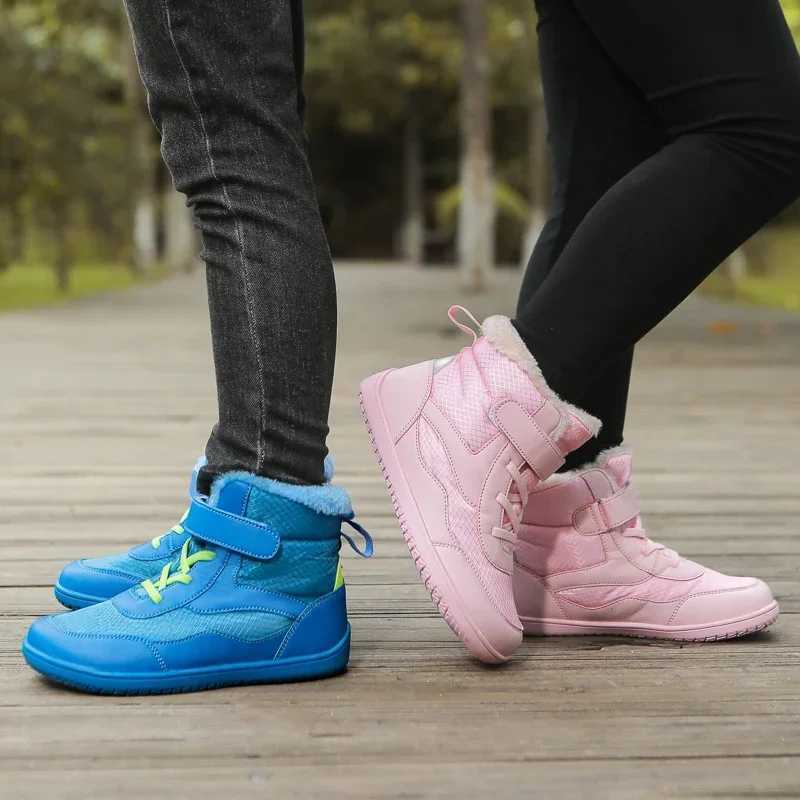 Athletic Outdoor Suitable for young children small and large cotton shoes childrens high heels boys and girls zero drop shoes H241019