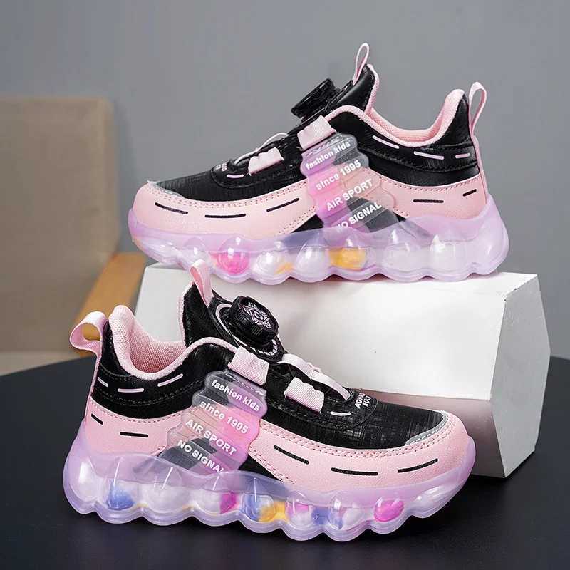 Athletic Outdoor Spring Children Girls Boys PU sports shoes childrens casual shoes childrens fashionable tennis high-quality sports apartment size 26-