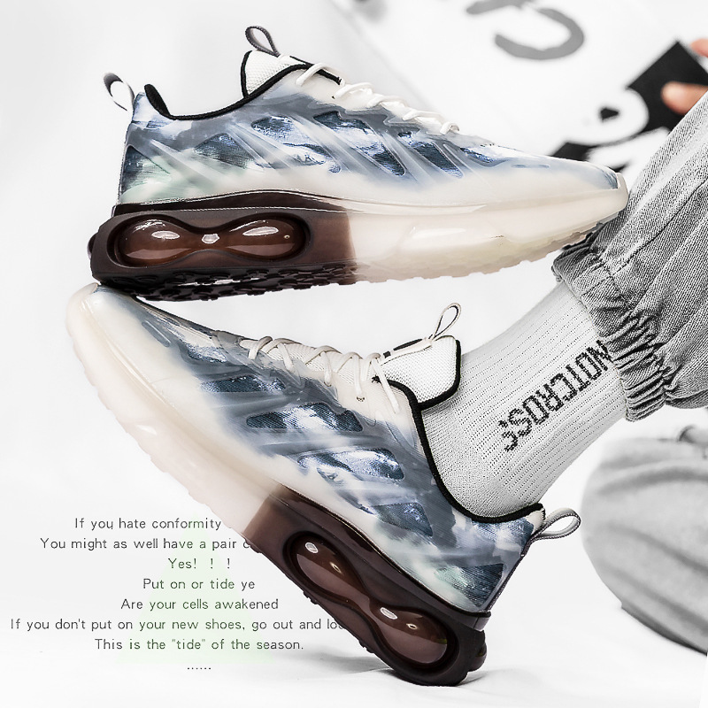 Summer New Popcorn Breathable Mesh Dad Shoes Fashion Student Live Sports Shoes Board Shoes