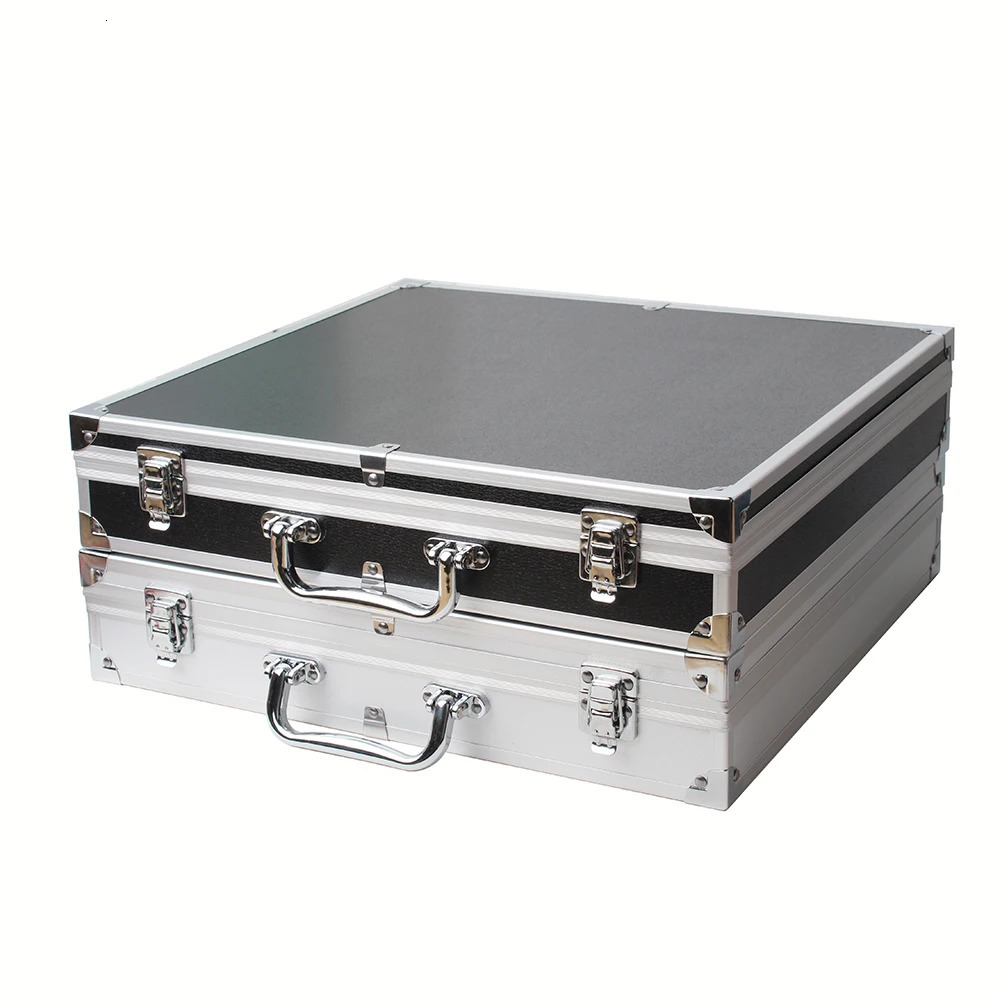 10/18/24 Grid Portable Aluminum Case with Handle for Large Capacity Storage of Jewelry and Watch Display Cases 241018