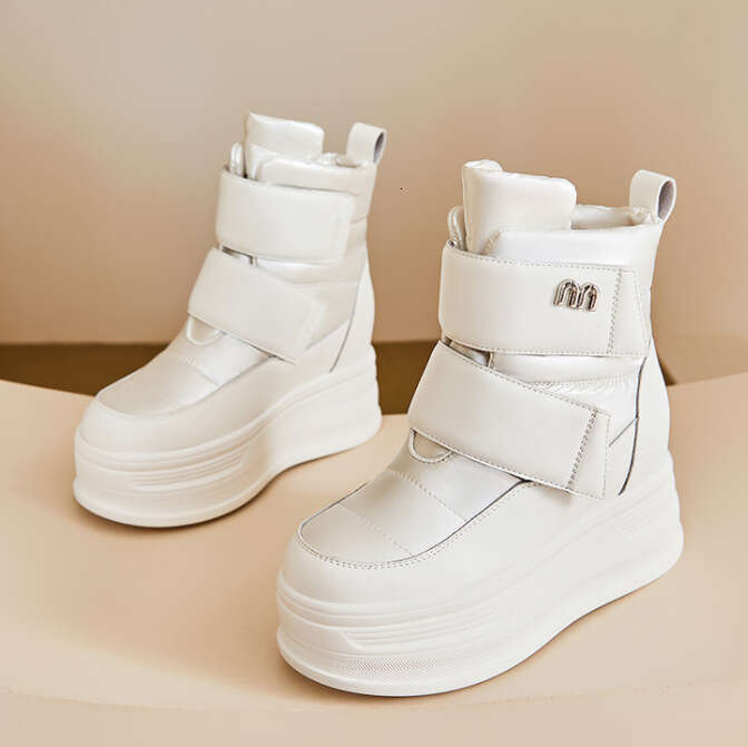 Fashion Snow Boots For Women In The Autumn And Winter 2024 New Style With Anti Cold Insulation And Plush Cotton Boots Thick Soled And Internally Raise