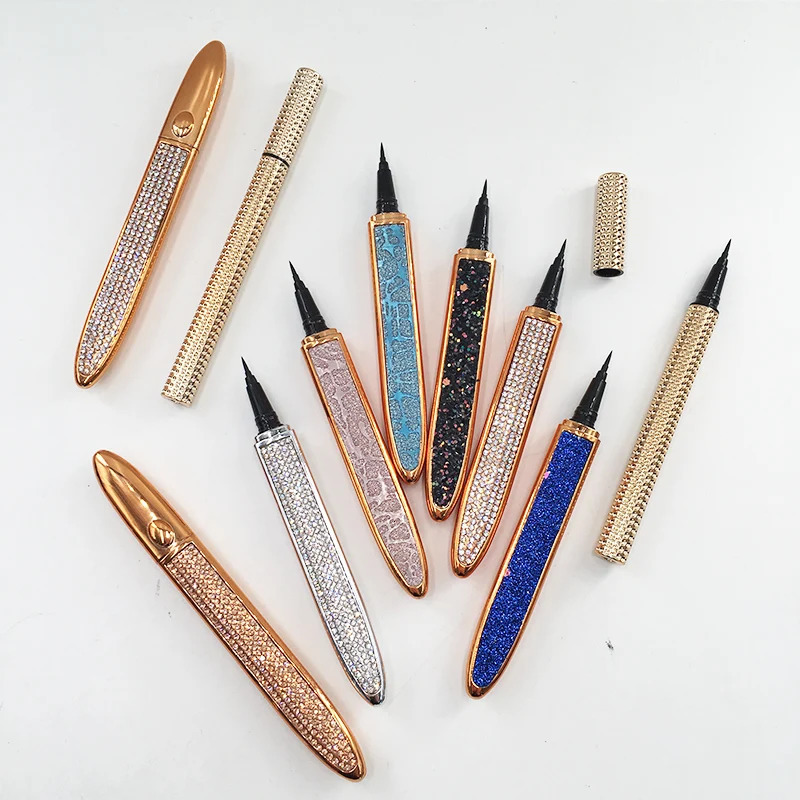 Eyeliner adhesive pen Black transparent eyeliner adhesive 2-in-1 waterproof 241018