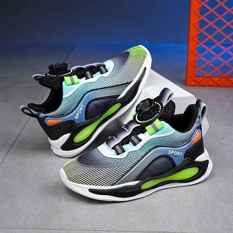 Athletic Outdoor Boys Girls Shoes Tennis Running Lightweight Breathable Sneakers for Kids H241019