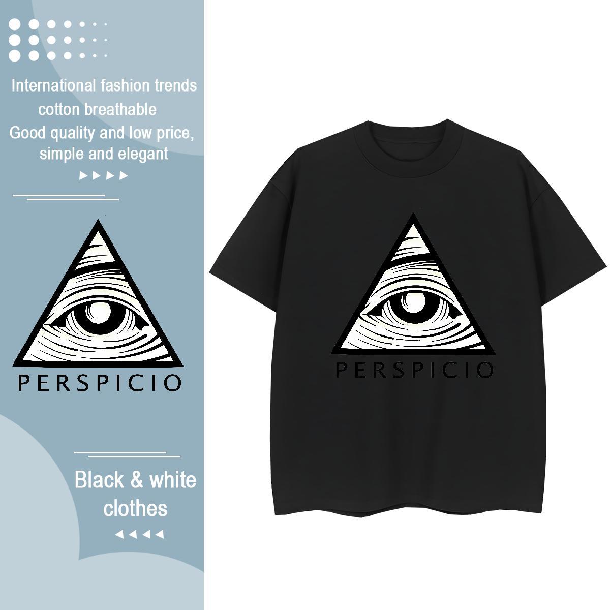 New T Shirts Women 230g Pure Cotton Crew Neck Casual Daily Wear eye of the devil Womens Tshirts Loose Anime Print Top Shirts