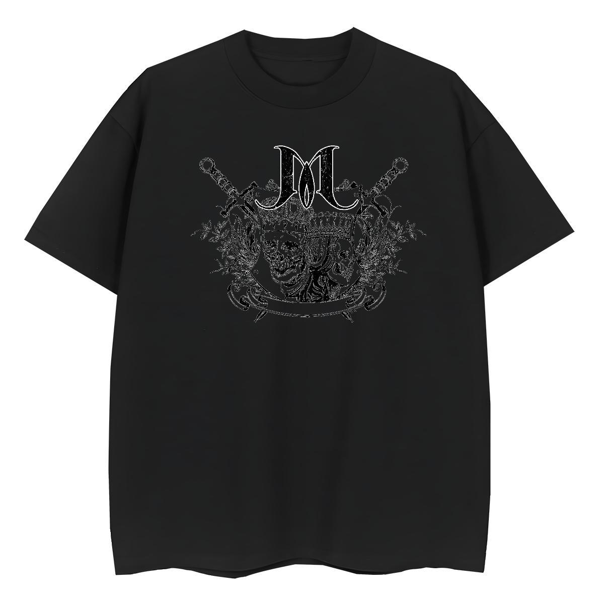 Classic Women T Shirts 230g Pure Cotton O-Neck Short Sleeve Sport skull Woman Tshirt Nice Skull Clothes Shirt