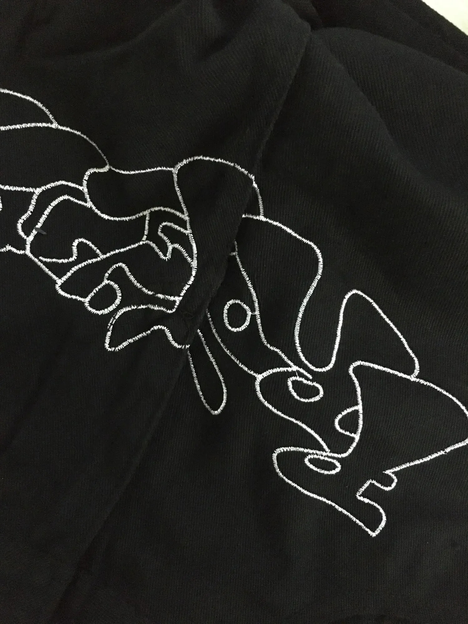 Protect Street Jeans Y2K Mens Pants Gothic Harajuku Hip Hop Alphabet Embroidery Retro Blue Loose Jeans High Waist Wide Leg Pants 241019