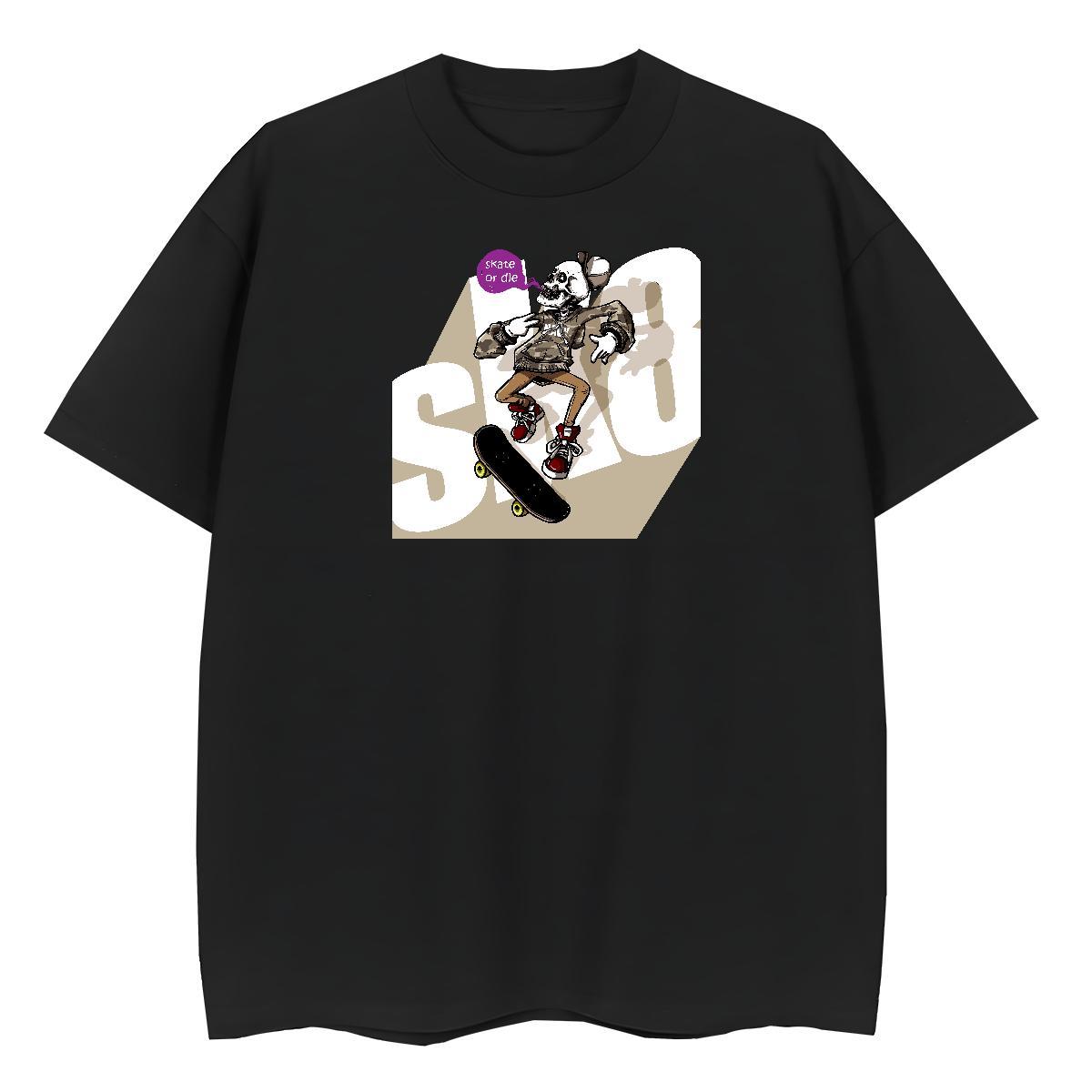 Custom Woman T Shirts 230g Pure Cotton Short sleeve Soft Beach skull Women Tees Free Shipping Custom Printed Tops Shirt